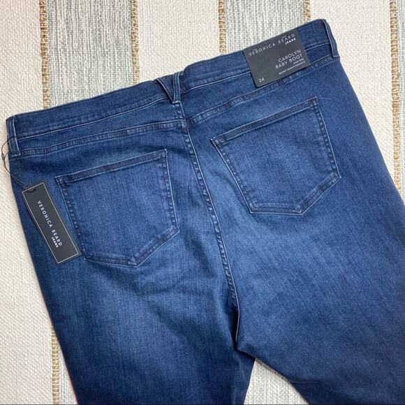 Veronica Beard Carolyn Baby Boot Side Stripe Jeans Women’s 24 - Picture 12 of 12